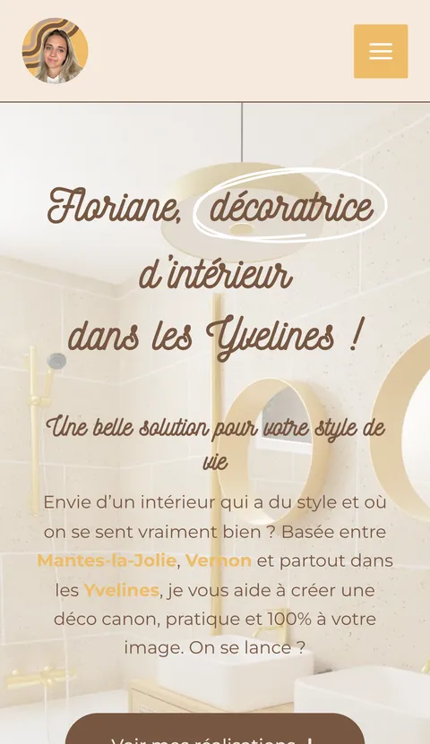 Version mobile du site DécosyHome