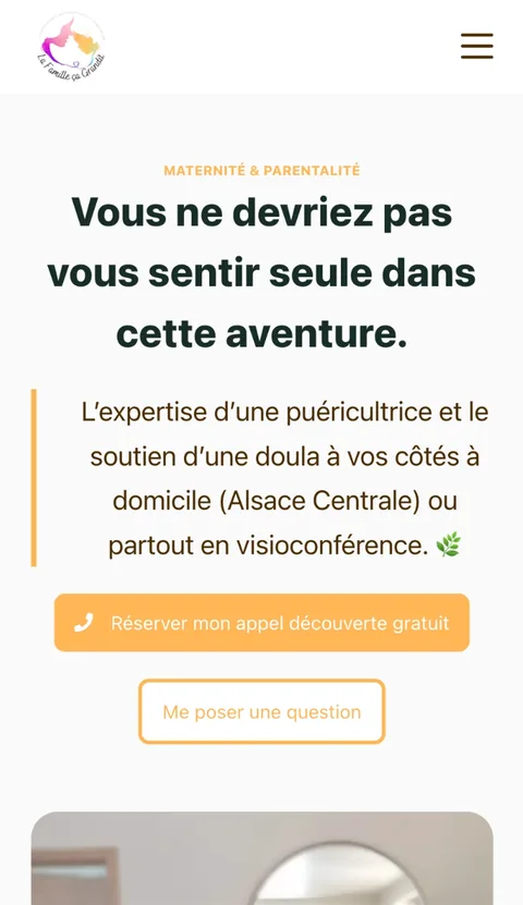 Version mobile du site La Famille Ça Grandit