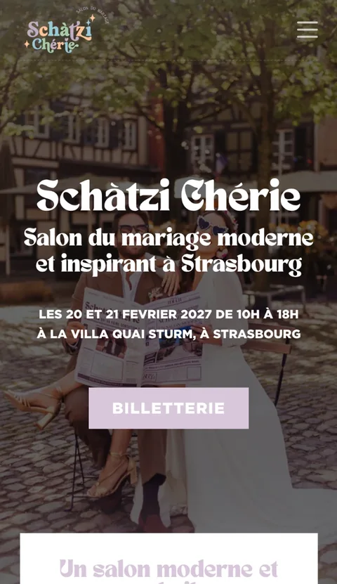 Version mobile du site Schàtzi Chérie