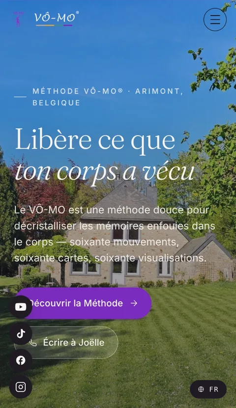 Version mobile du site VÔ-MO